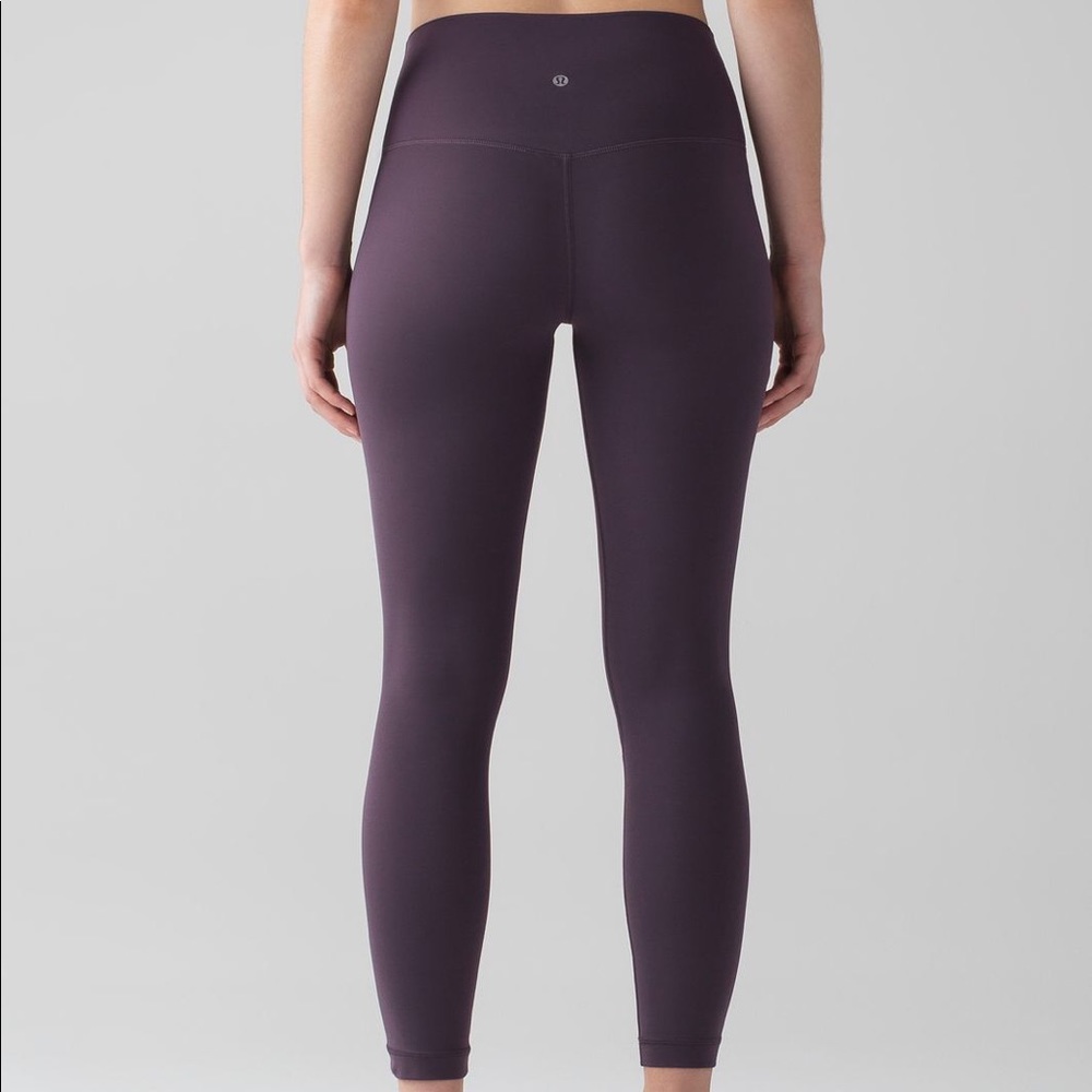 Lululemon black currant allign leggings